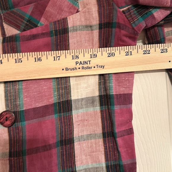 For Pete's Sake Blazer Women's size M/L Linen cotton blend / G-19 - Picture 8 of 9